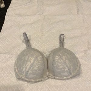 Victoria’s Secret bra with silver lace